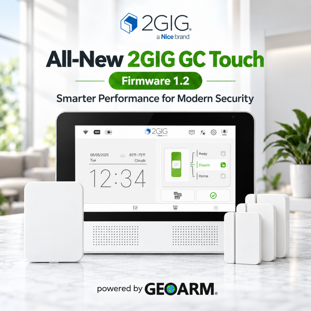 What’s New in 2GIG GC Touch Security System Firmware 1.2 Update?